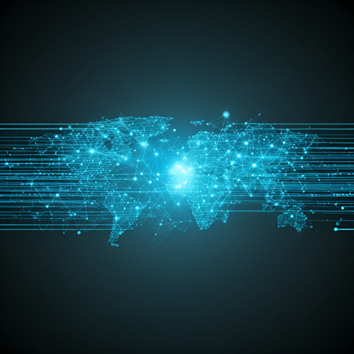 Cybersecurity Network Background